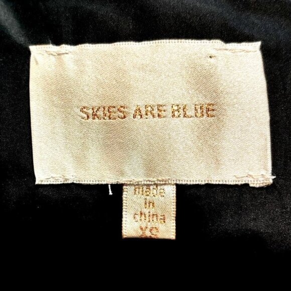 Anthropologie Skies Are Blue Aztec Print Puffer Vest Size XS Geometric Cabincore - Picture 14 of 16